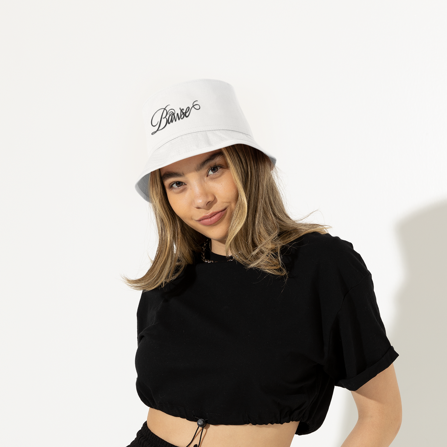 Load image into Gallery viewer, BAWSE Bucket Hat White
